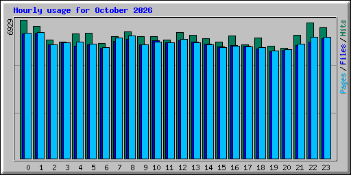 Hourly usage for October 2026